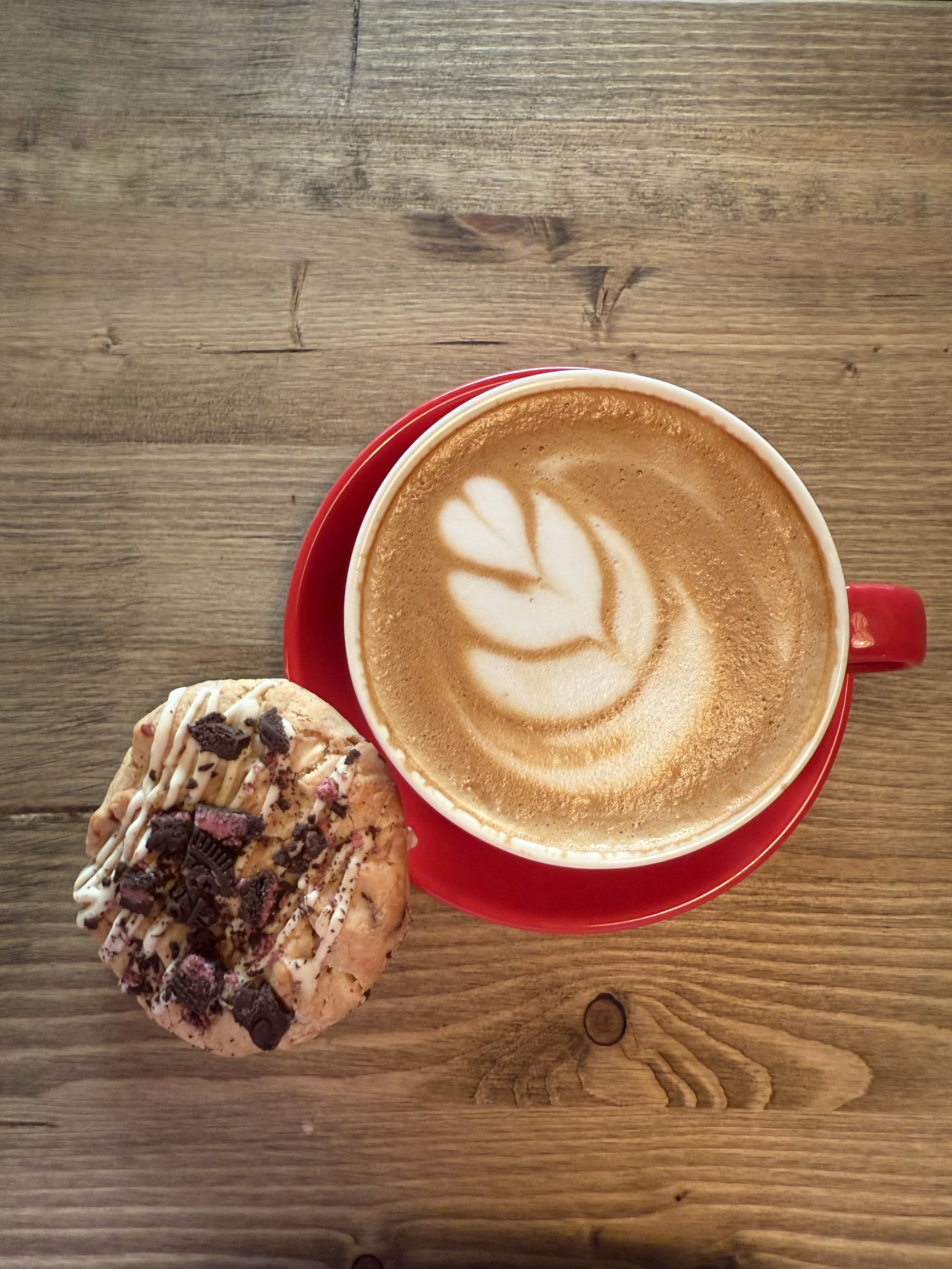 Матча-латте с растительным молоком